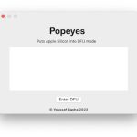 Popeyes Mac Instrument Enter DFU Mode 2024 on an Apple Silicon Mac.